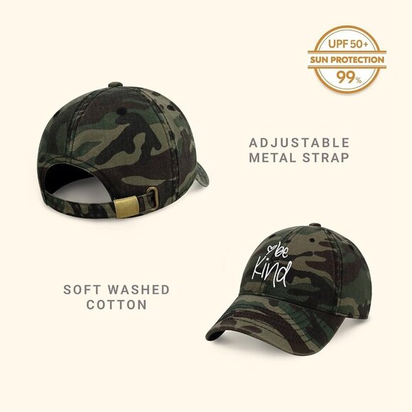 Women’s Cotton Baseball Cap Unisex Sun Protection Adjustable Buckle main image 7